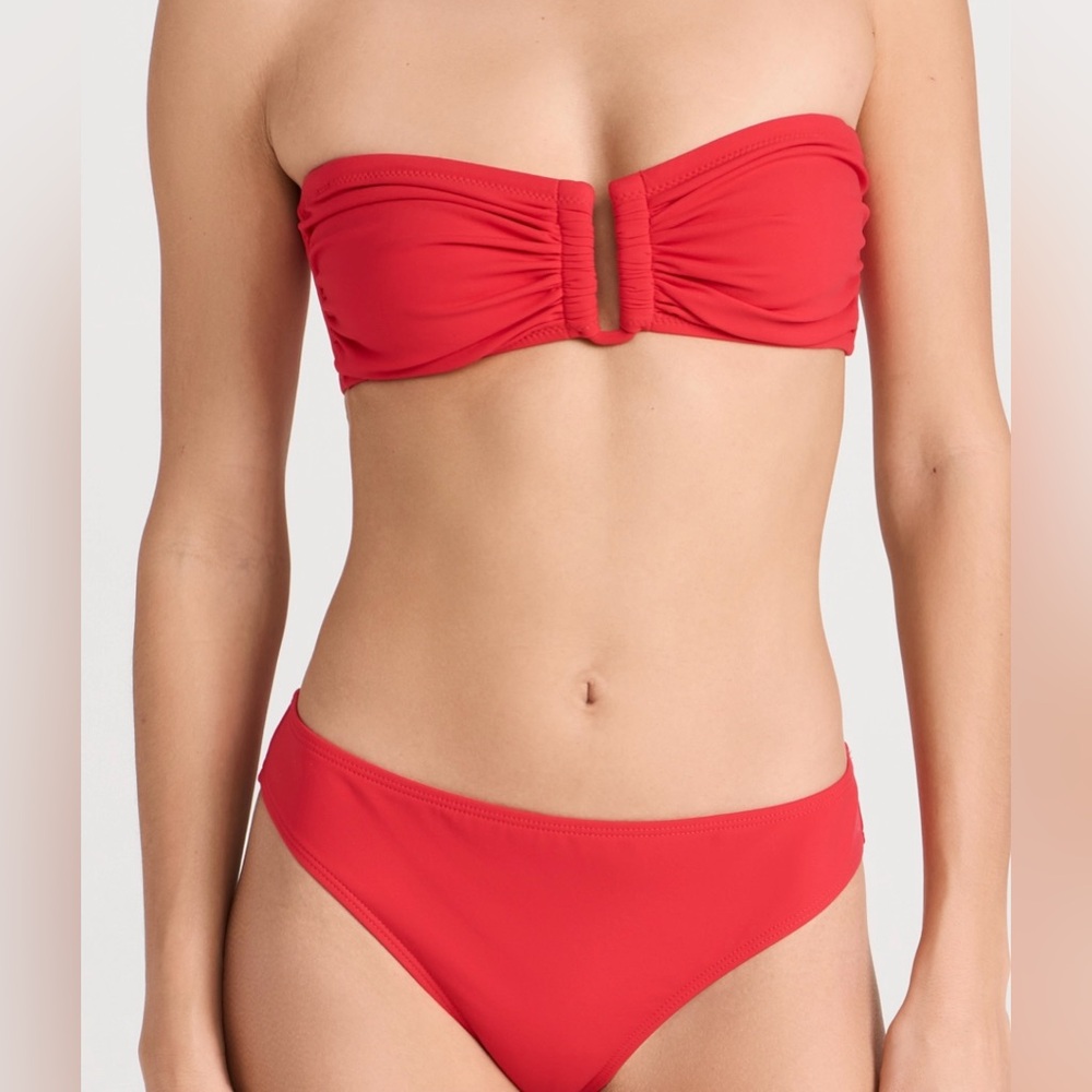 NWT Ulla Johnson red bikini set. Selling top and bottom together.